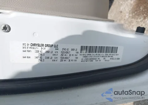 2014 Chrysler Town & Country Touring-L from USA, damaged, VIN 2C4RC1CG0ER455439